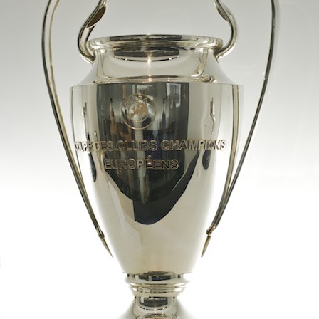 The UEFA Champions League trophy
